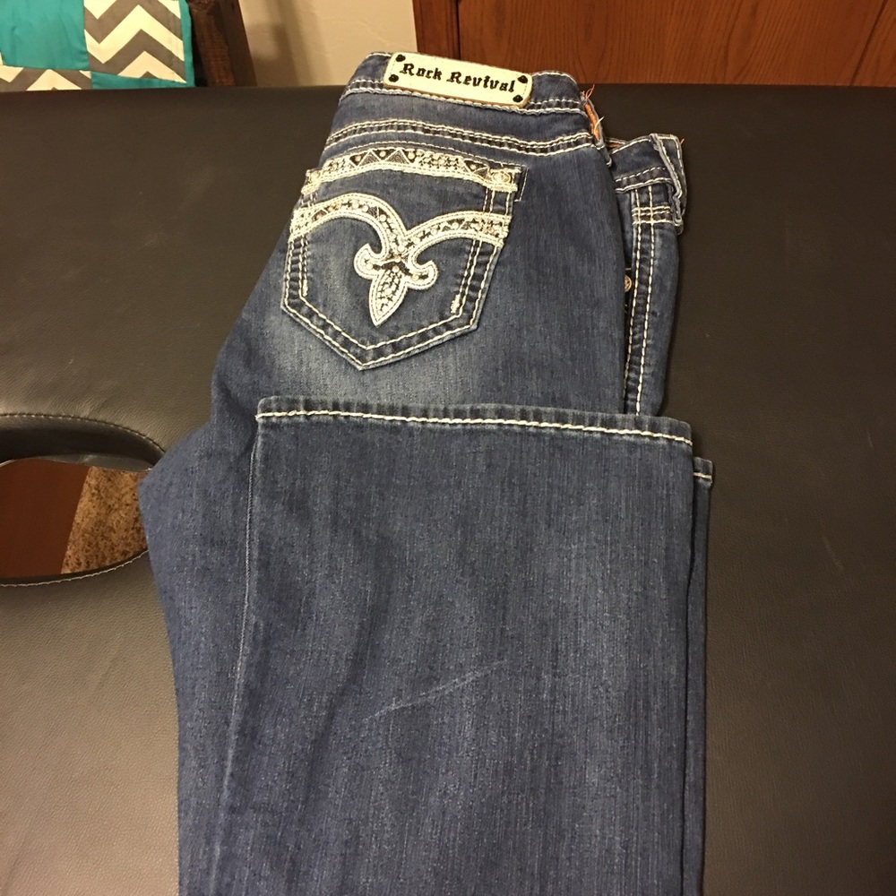 Woman’s rock revival jeans